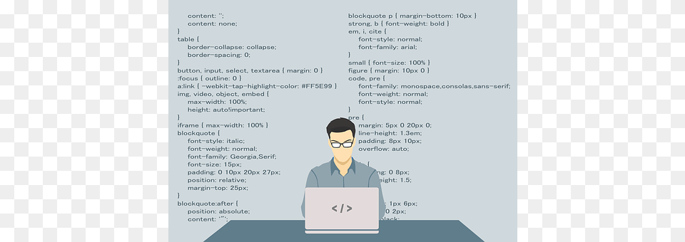 Programmer Man, Male, Laptop, Pc Free Png