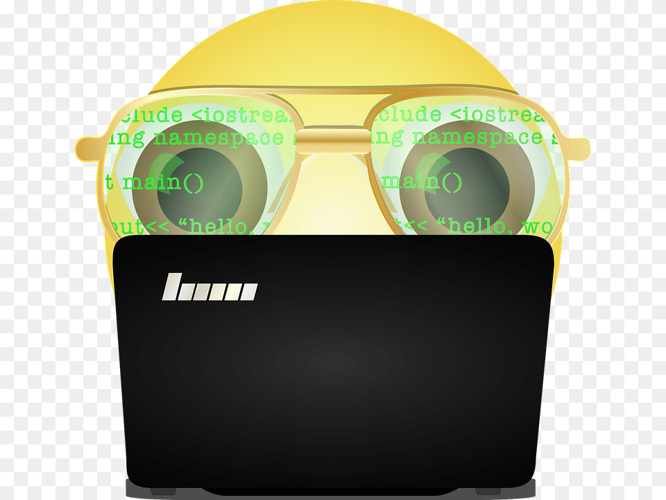 Programmer Emoji, Accessories, Goggles, Helmet, Clothing Png