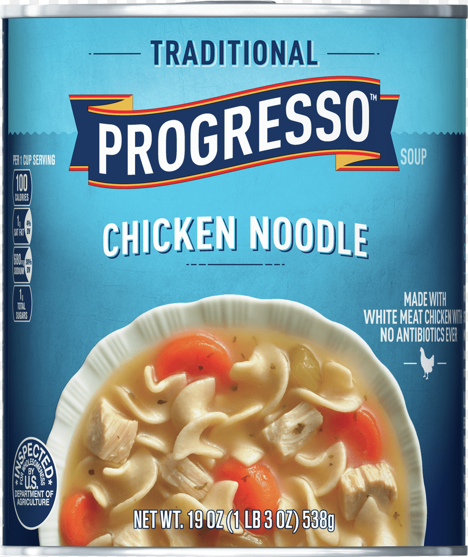 Progresso Chicken Noodle Soup, Food, Meal, Bowl, Dish Free Transparent Png