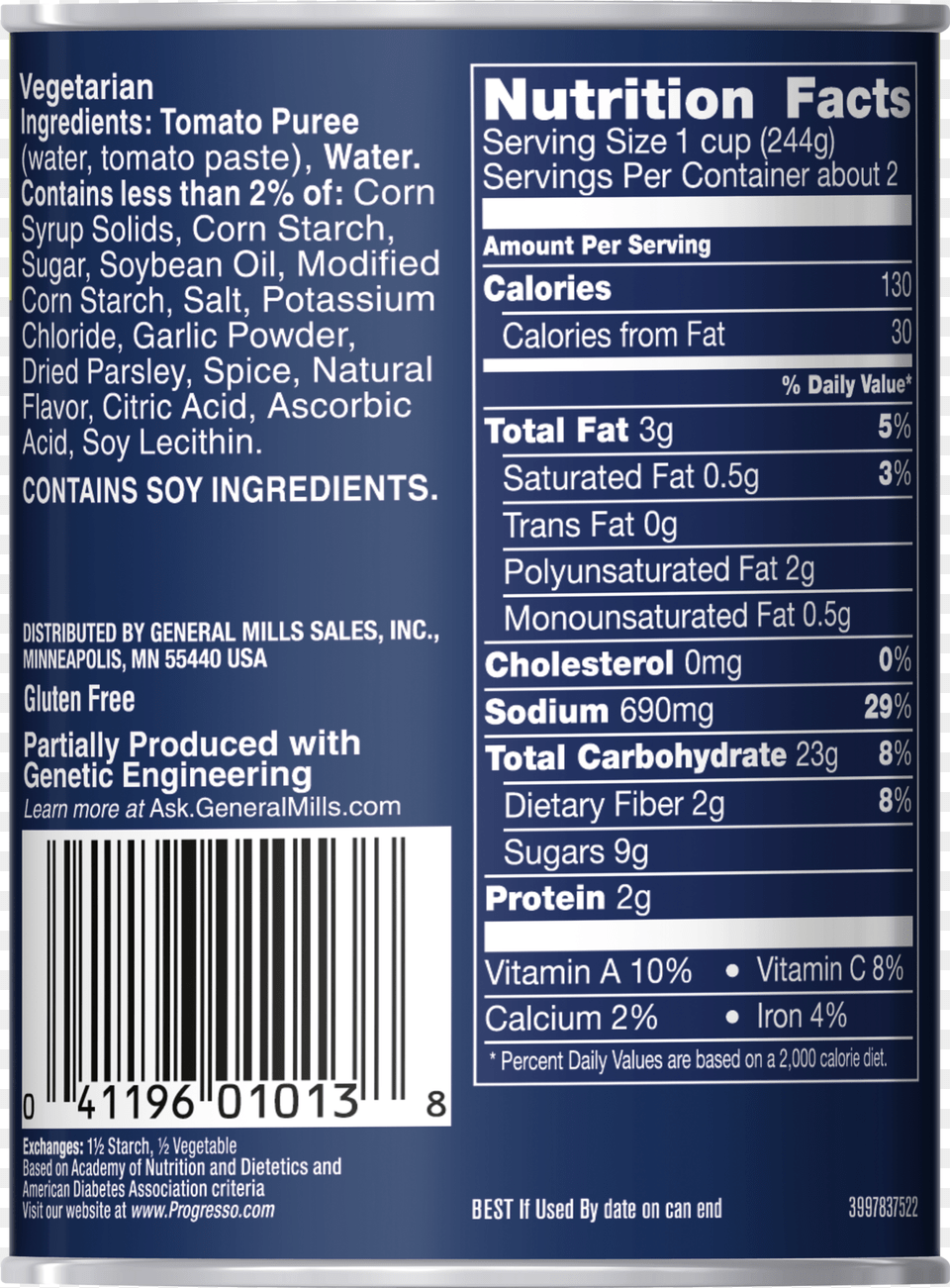 Progresso Soup Vegetable Classics Tomato Basil Soup, Text Free Png