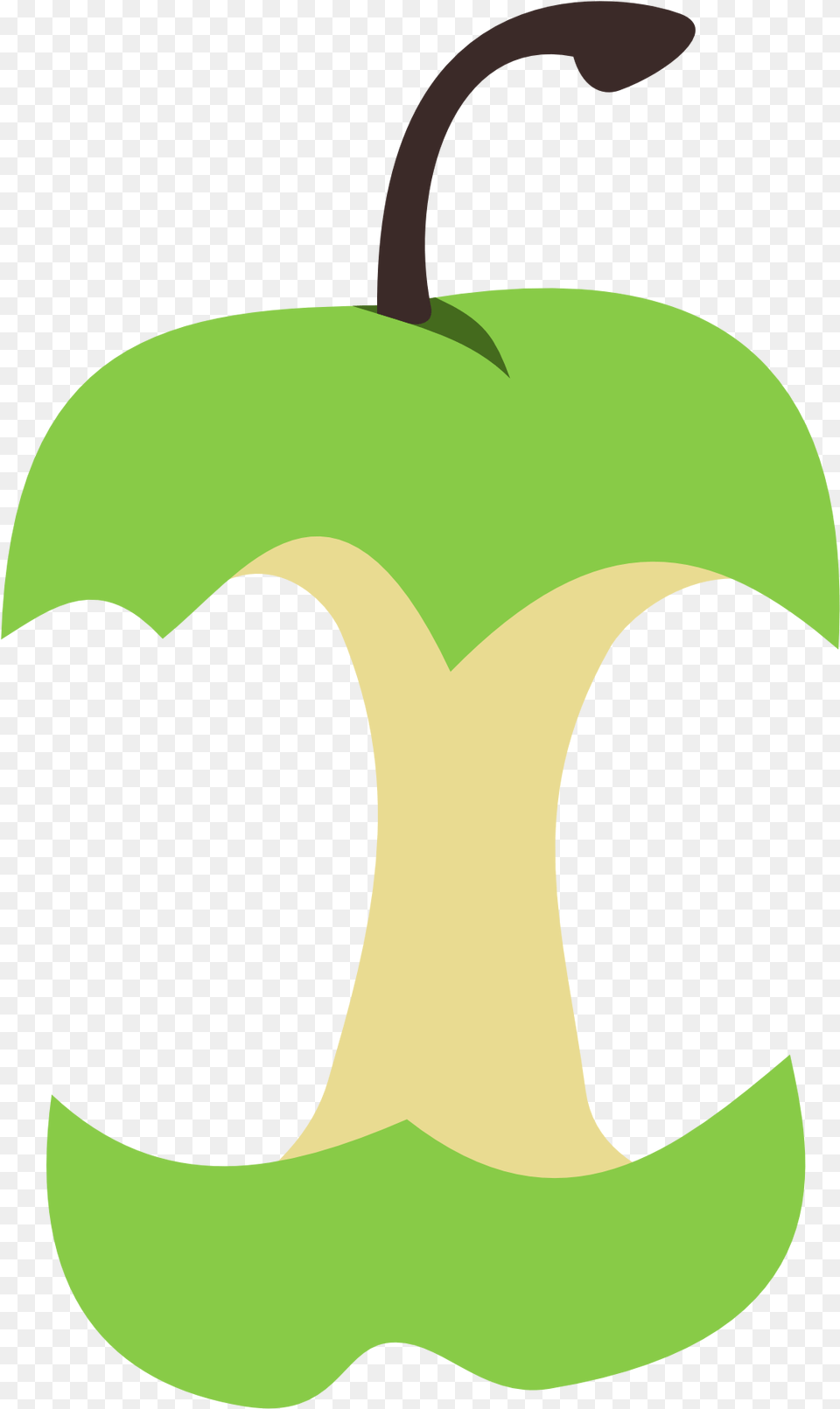Prohibido Green Apple Core Cartoon, Logo, Person, Symbol Free Png