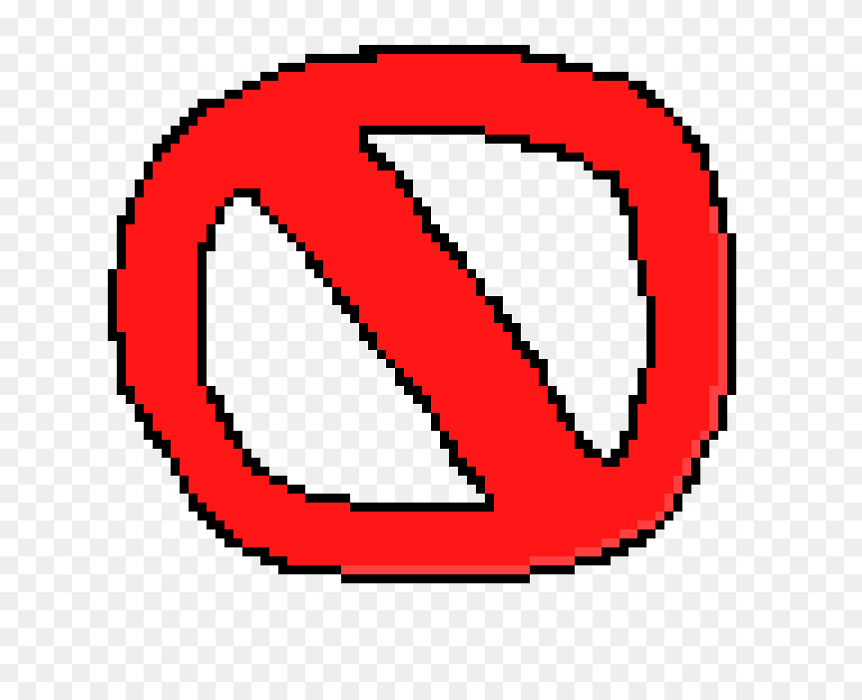 Prohibido Pixel Art Maker, Sign, Symbol, Road Sign, Dynamite Free Png Download