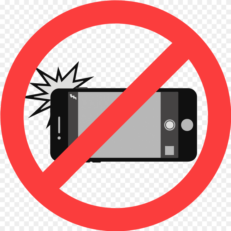 Prohibido Sillon Clipart Download No Chair Icon, Sign, Symbol, Electronics, Mobile Phone Png Image