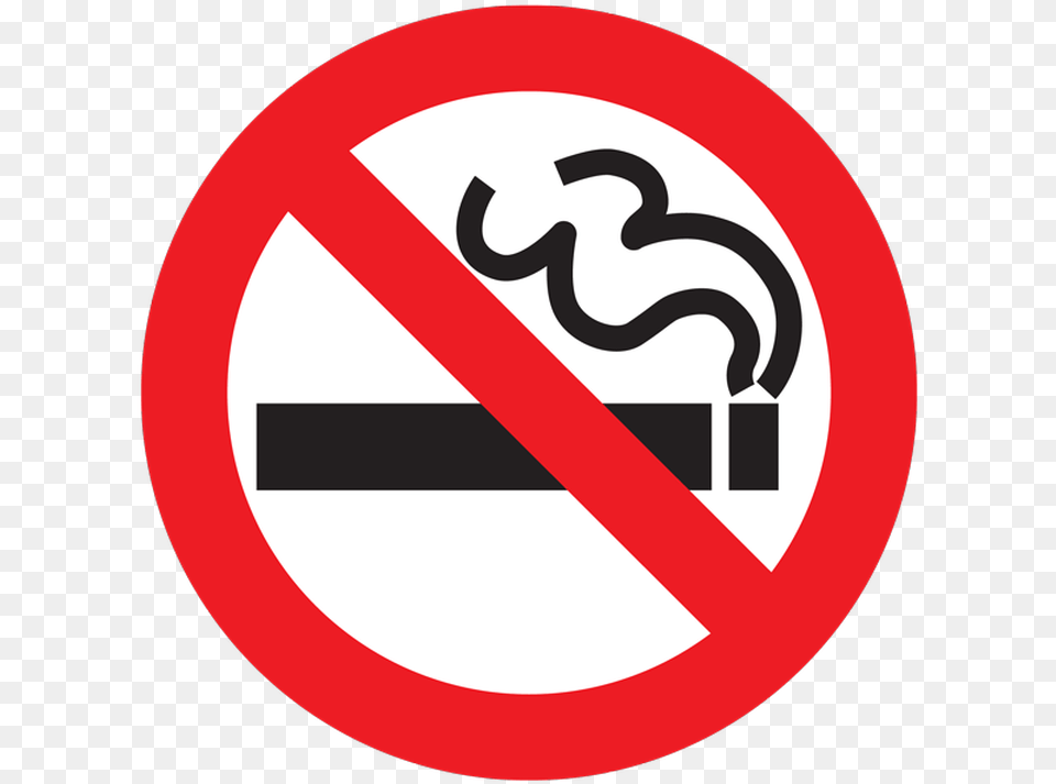 Prohibited No Smoking Incommanufacturing Symbol No Smoking Sign, Road Sign Png