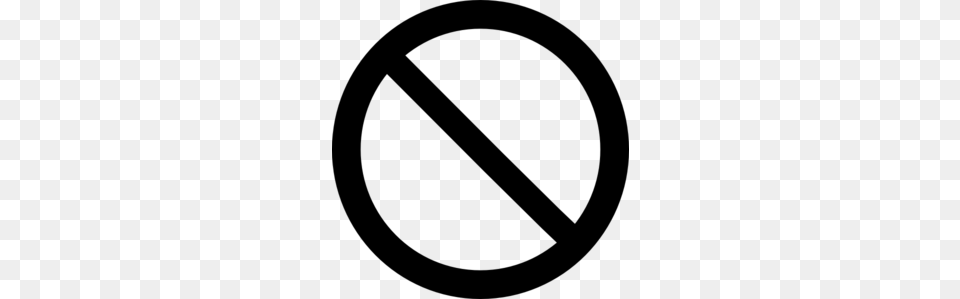 Prohibited Sign Clipart, Gray Png Image