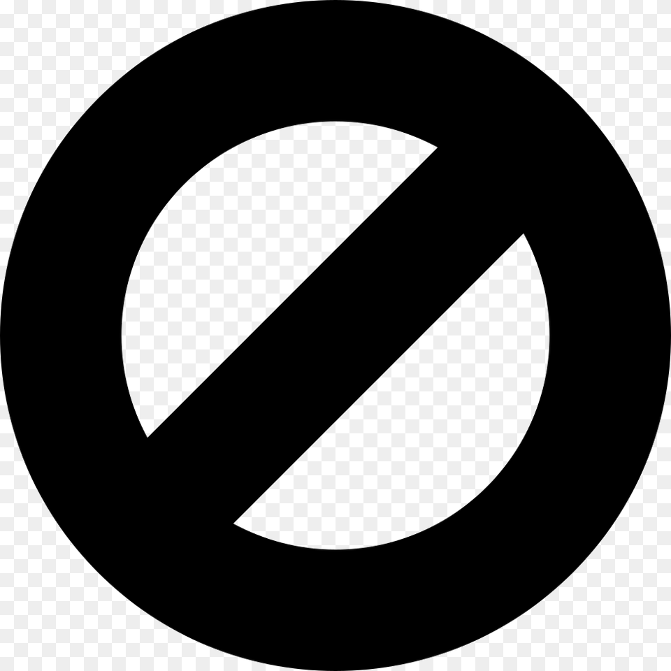 Prohibited Sign Icon Download, Symbol, Road Sign Free Png