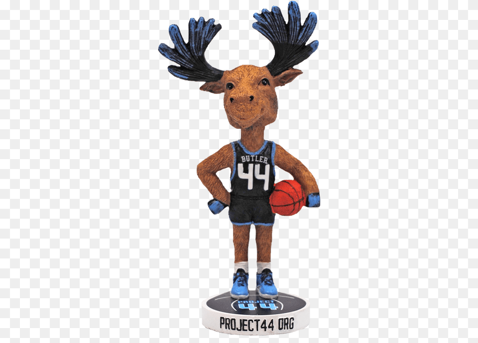Project 44 Moose Bobblehead Figurine, Ball, Basketball (ball), Basketball, Sport Free Png Download