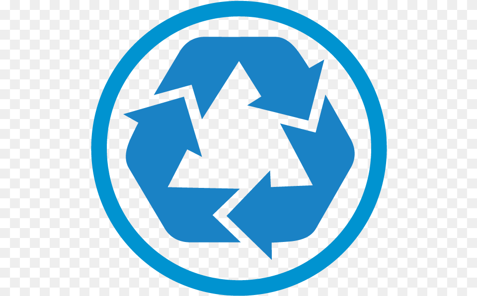 Project Advocates Blue Recycle Icon, Recycling Symbol, Symbol Free Png Download