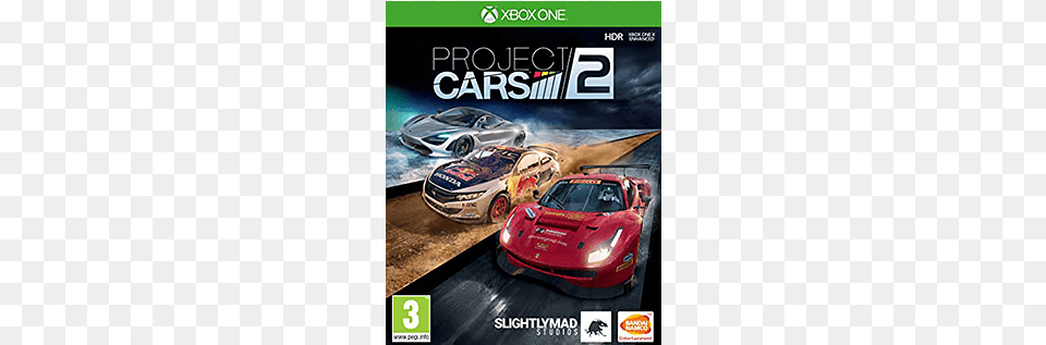 Project Cars 2 Car Xbox One Games, Advertisement, Poster, Vehicle, Transportation Free Png