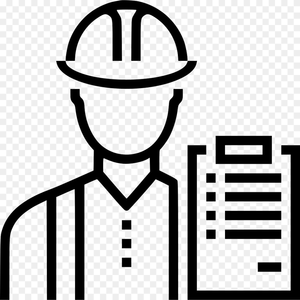 Project Engineer Icon, Clothing, Hardhat, Helmet, Stencil Free Transparent Png