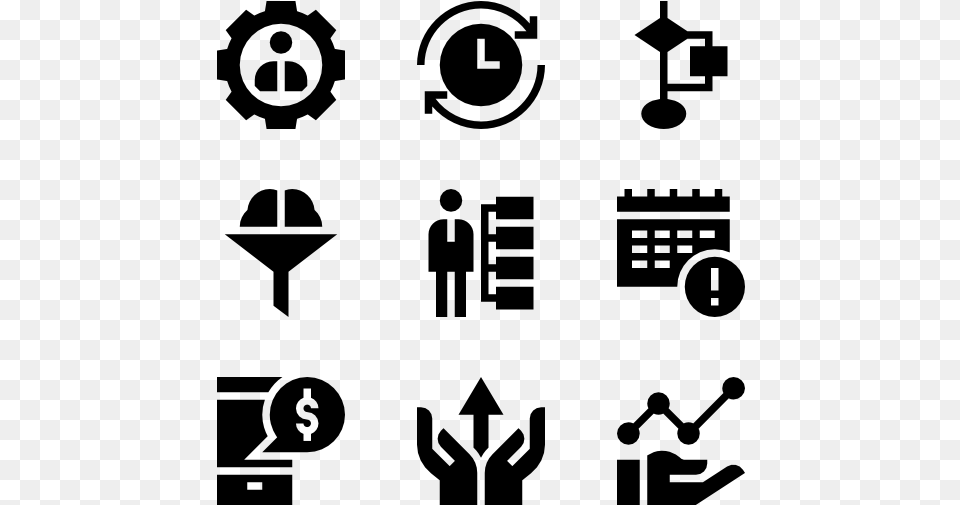 Project Management Hip Hop Icon, Gray Free Png Download