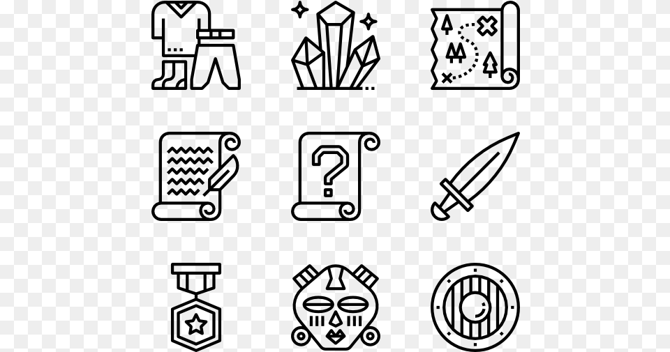 Project Management Icon Vector, Gray Free Png Download