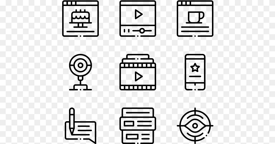 Project Management Icon Vector, Gray Free Png Download