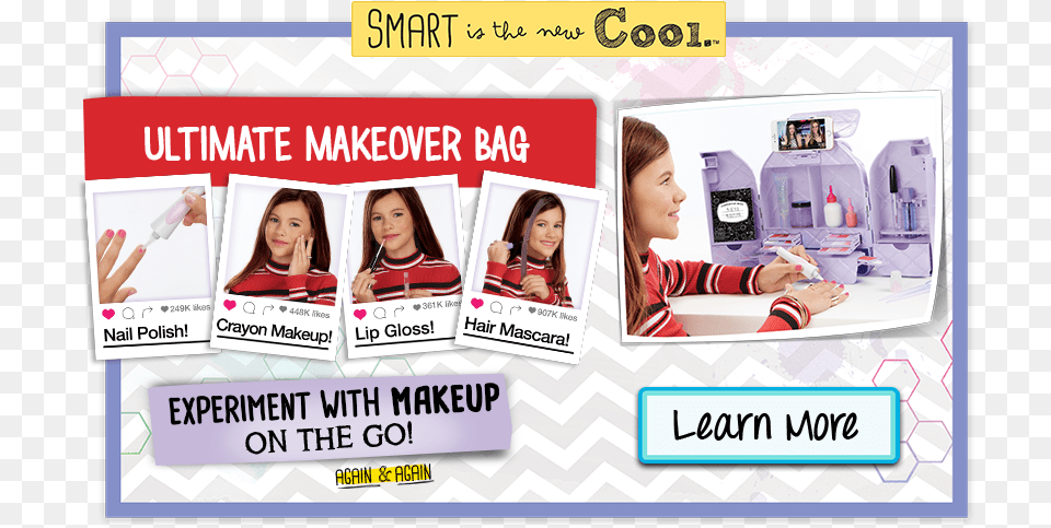 Project Mc2 Steam Ultimate Makeover Bag, Advertisement, Poster, Person, Adult Png Image