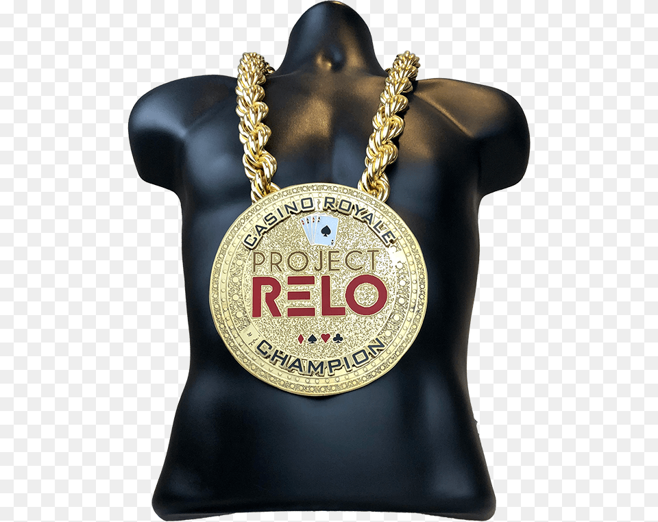 Project Relo Casino Royale Champion Emblem, Accessories, Pendant, Gold, Jewelry Free Png Download