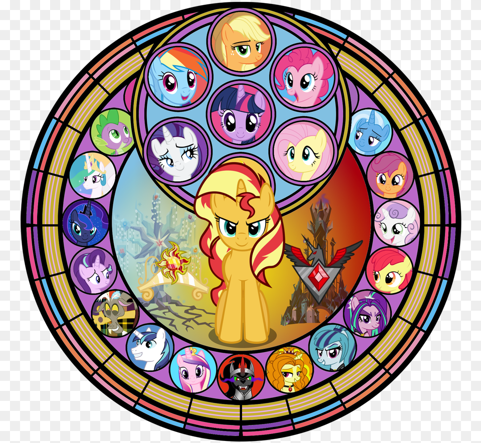 Project Sunrise By Flaminkitsune Beauty And The Beast Stained Glass Window, Art, Baby, Person, Face Png