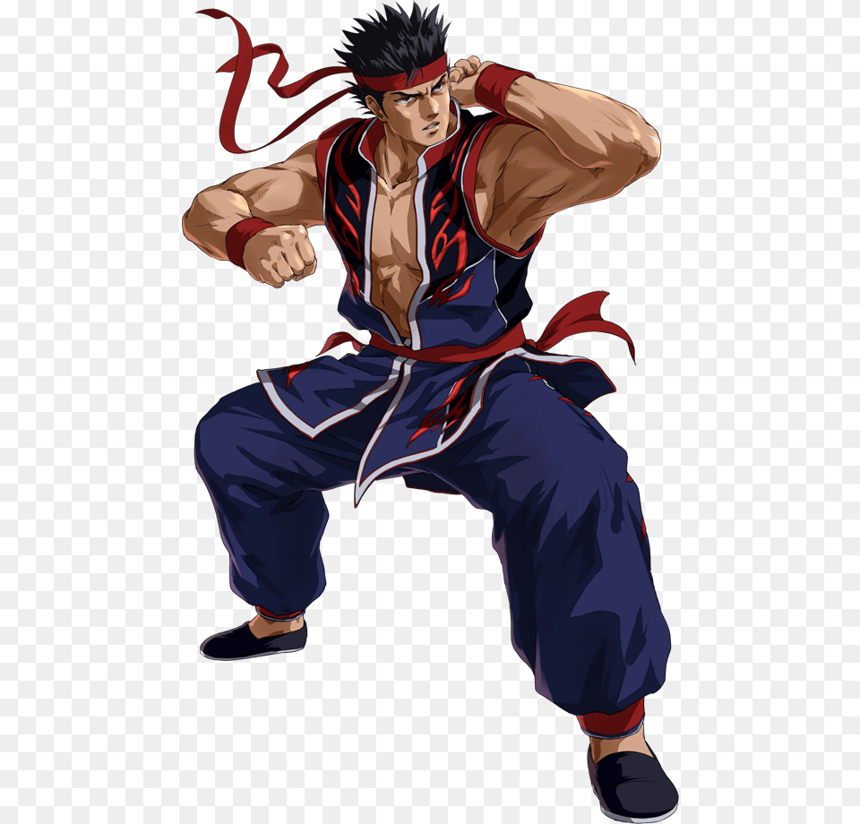 Project X Zone Akira Virtua Fighter Main Character, Adult, Person, Man, Male Free Png Download