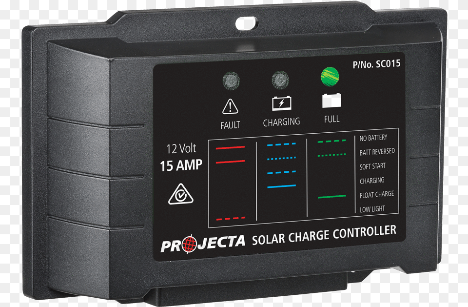 Projecta Automatic 12v 15a 4 Stage Solar Charge Controller Projecta, Computer Hardware, Electronics, Hardware, Monitor Png Image