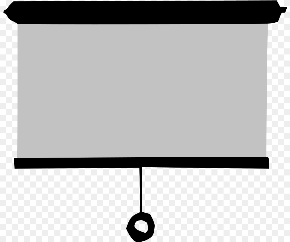Projection Screen Projector Screen Clipart, Gray, White Board, Electronics Free Png Download