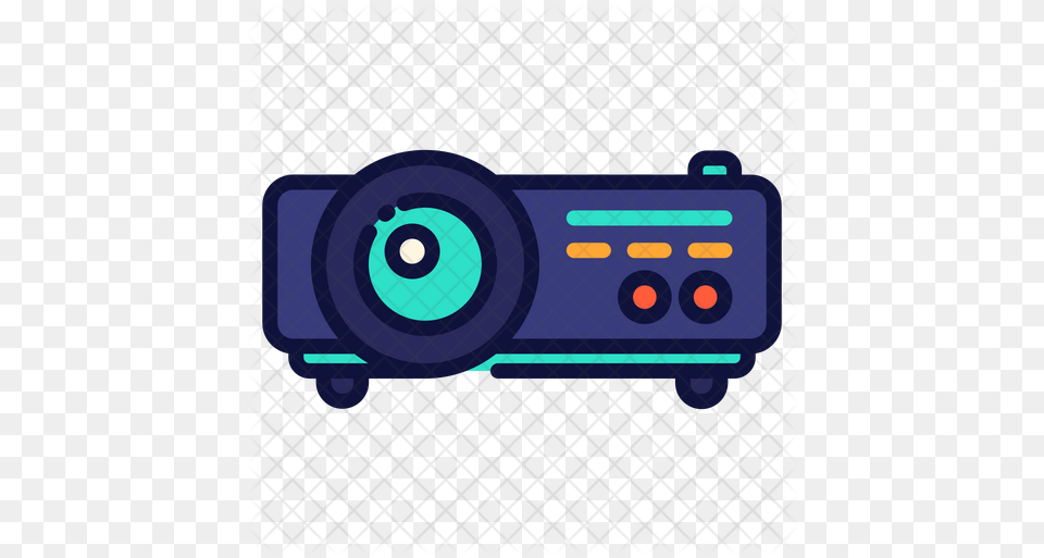 Projector Icon Illustration, Electronics Free Png Download