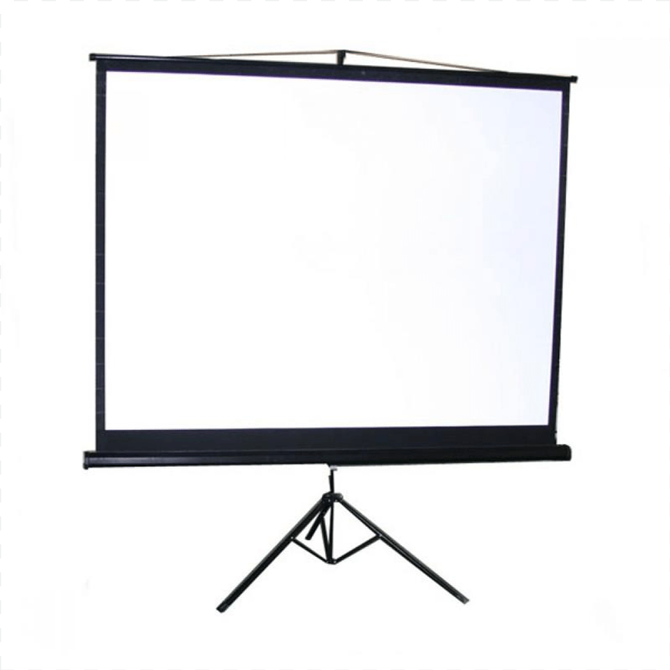 Projector Tripod Screen, Electronics, Projection Screen, White Board, Computer Hardware Free Png