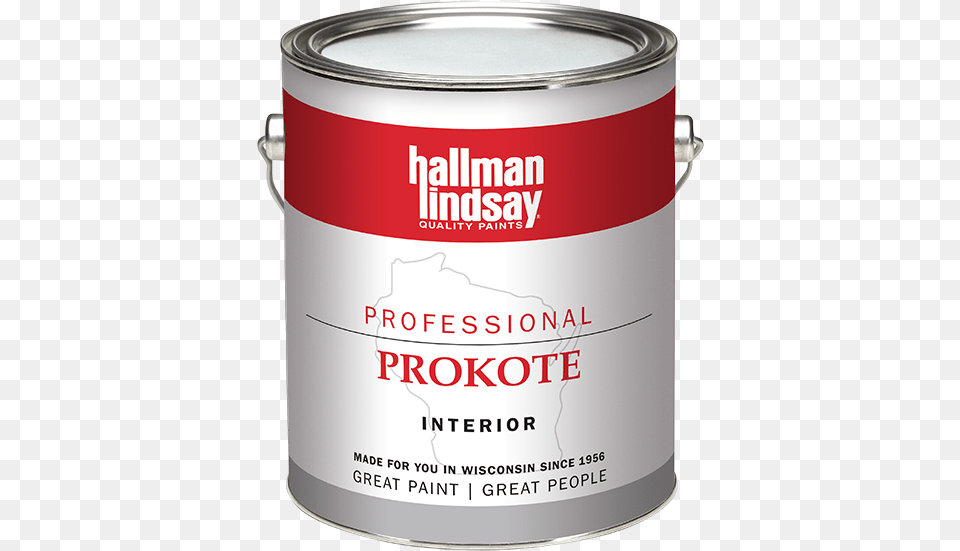 Prokote Zero Voc 264 Professional Latex Interior Flat Wall Paint Hallman Lindsay, Paint Container, Can, Tin Free Transparent Png