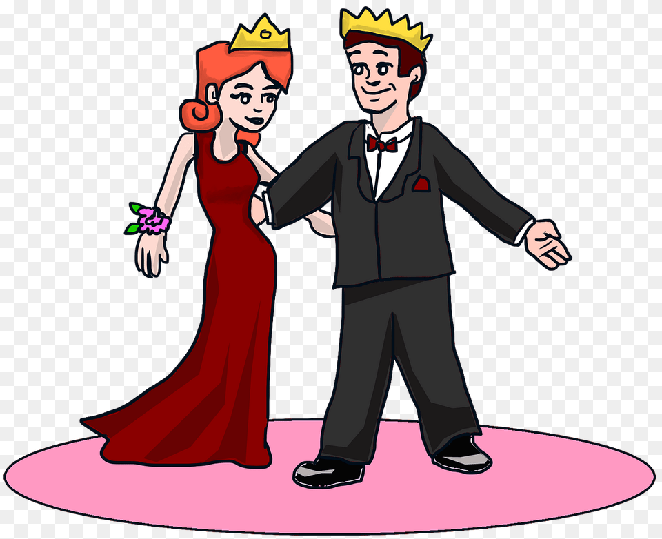 Prom King And Queen Clipart, Adult, Person, Man, Male Png