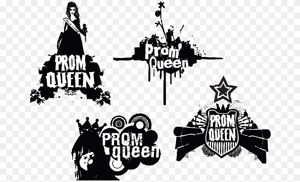 Prom Queen Logos Logotipos De Prom, Stencil, Person, People, Logo Free Transparent Png