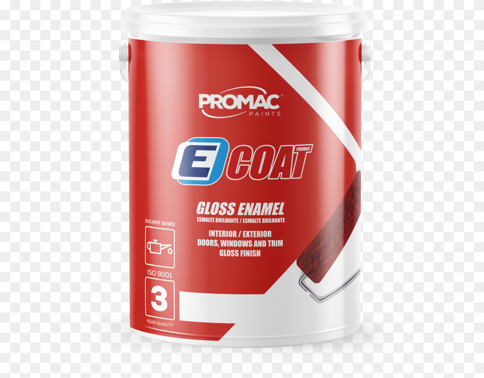 Promac Ecoat Gloss Drink, Paint Container, Can, Tin Free Transparent Png