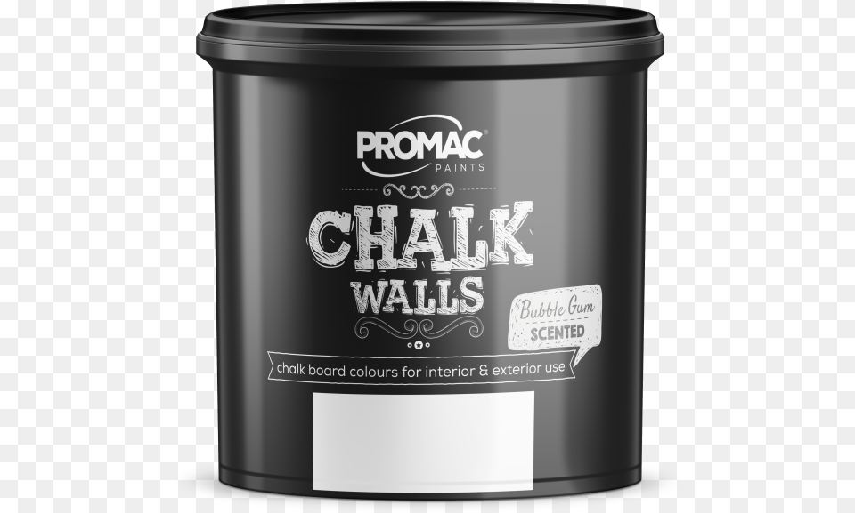 Promac Paints Chalk Walls Prog, Tin, Bottle, Shaker Png