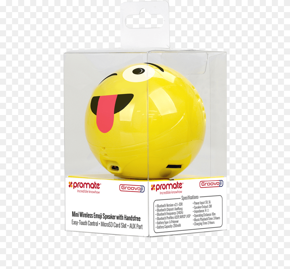 Promate Groovoji Cool Emoji Smiley, Helmet, Ball, Football, Soccer Free Transparent Png