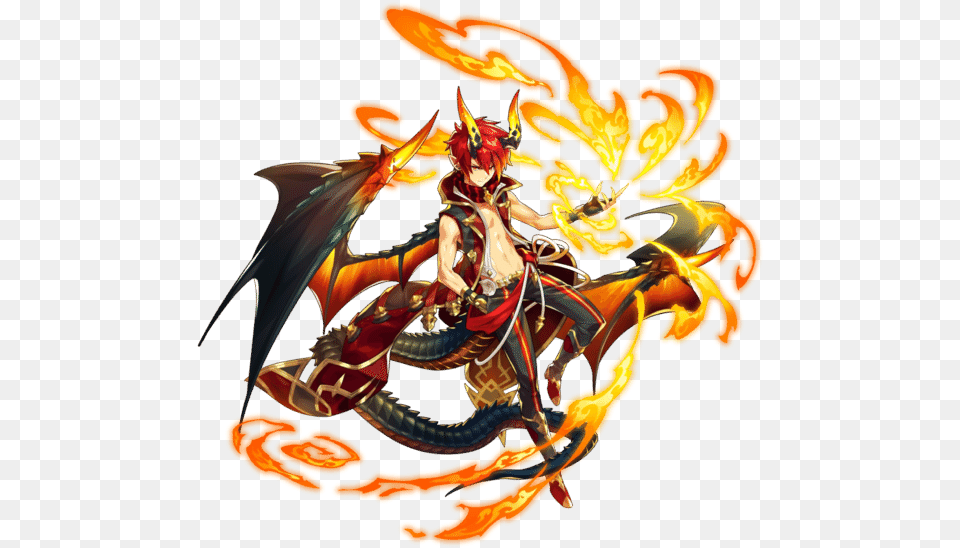 Prometheus Dragalia Lost, Dragon, Person, Animal, Bee Free Png Download