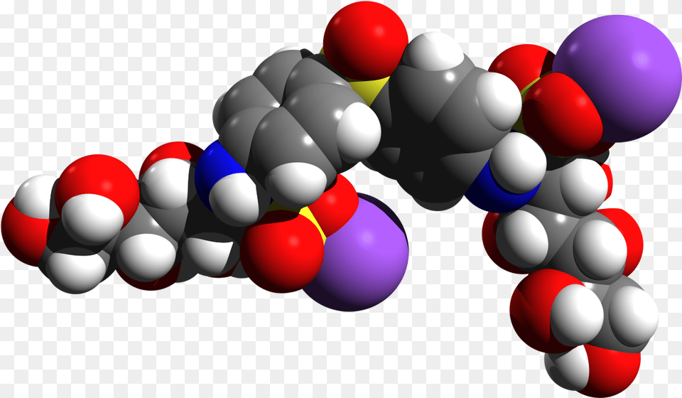 Promin Molecular Structure Rasmol Space Filling Models, Sphere Free Png Download