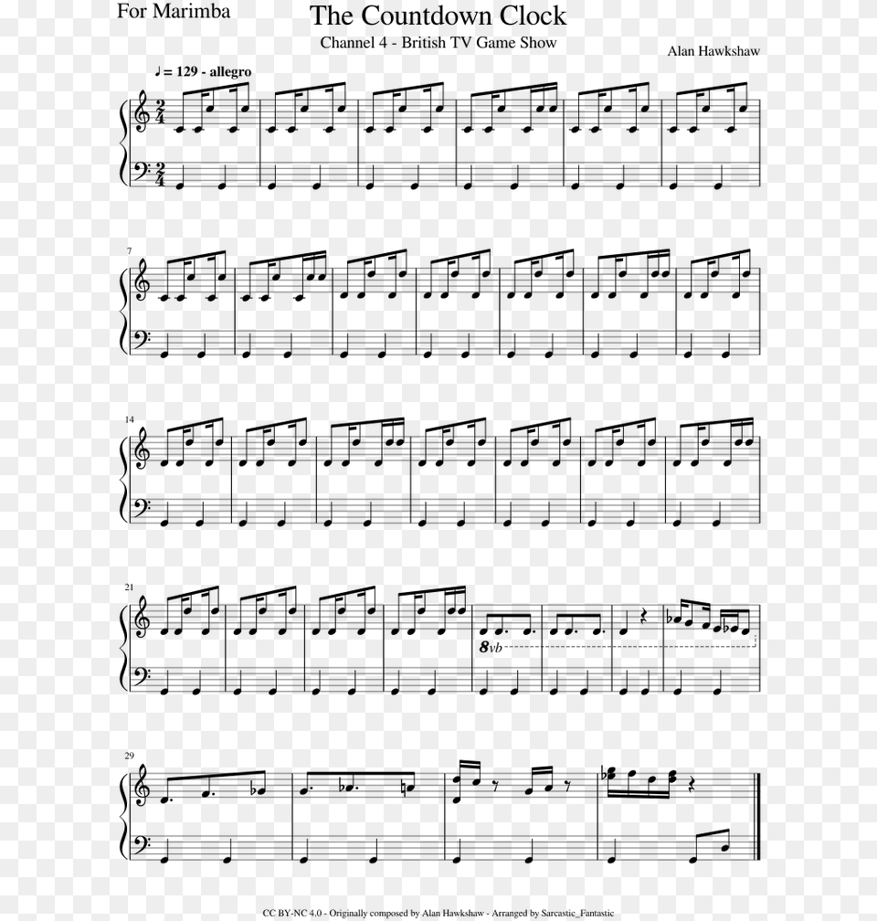 Promise Of The World Sheet Music, Gray Free Png Download