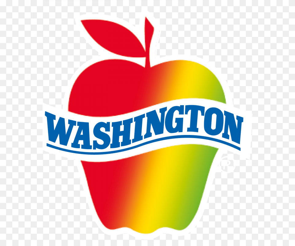 Promotional Guide Amp Map For The Washington Apple Commission Washington Apple Logo, Sticker, Food, Ketchup, Fruit Png