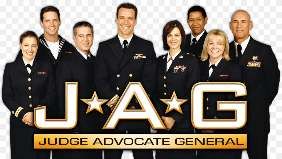 Promotional Image For Cbs Series Jag Judge Advocate General Show, Person, People, Man, Adult Free Transparent Png
