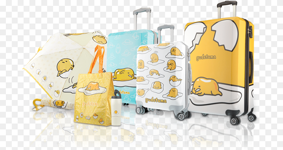 Promotional Partners Worldwide Gudetama Luggage, Baggage, Suitcase, Accessories, Bag Png