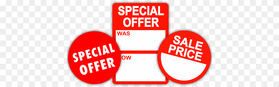 Promotional Stickers Special Offer, Sign, Symbol, Text Free Png Download