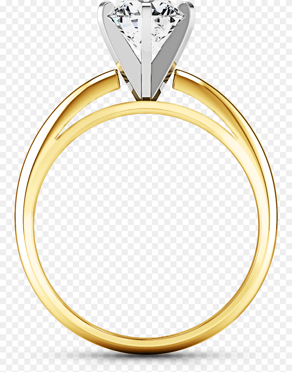 Prong Cathedral Solitaire Rose Gold, Accessories, Diamond, Gemstone, Jewelry Png