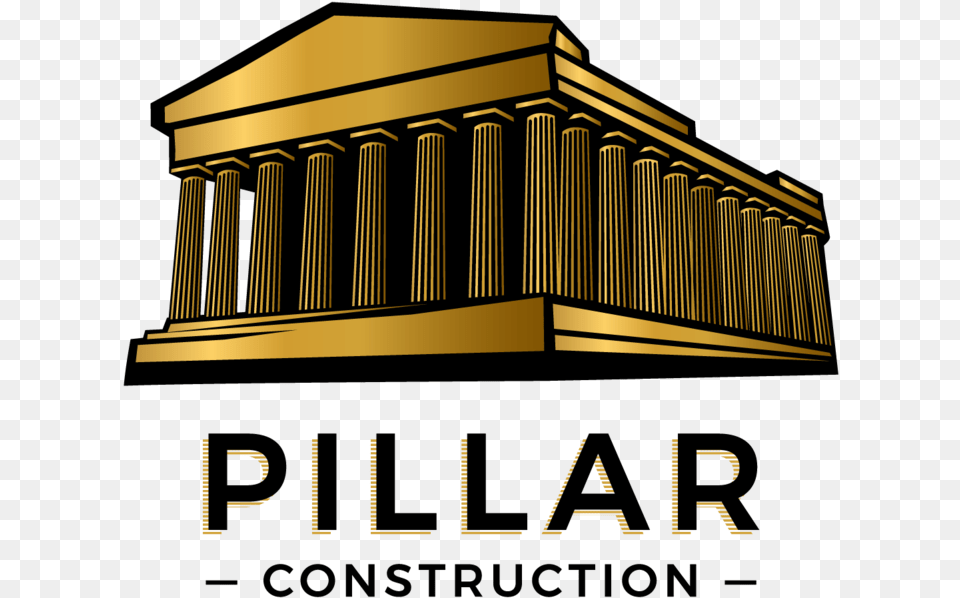 Proof 1 Pillar Construction Logo Graphic Design, Architecture, Building, Parthenon, Person Png
