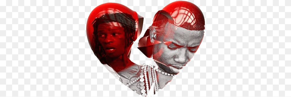 Proof Young Thug Was Planted Love With Moving Hearts, Helmet, Adult, Male, Man Png