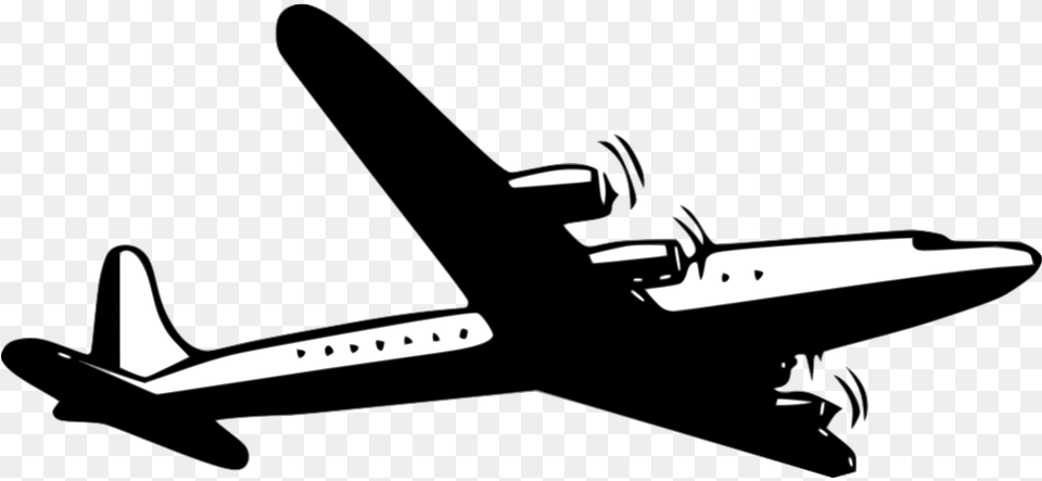 Propellor Plane Clip Art, Aircraft, Airliner, Airplane, Transportation Free Transparent Png