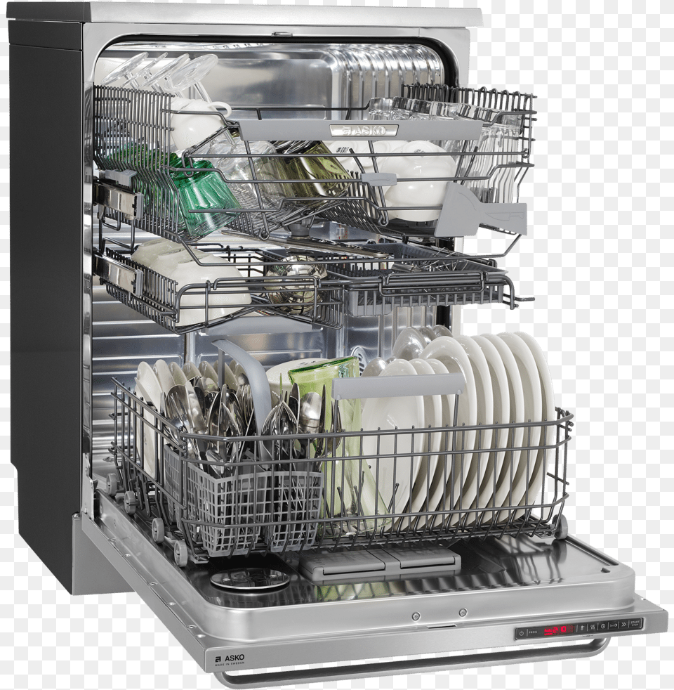 Properly Load An Asko Dishwasher Download Asko Xxl Dishwasher, Appliance, Device, Electrical Device Free Png
