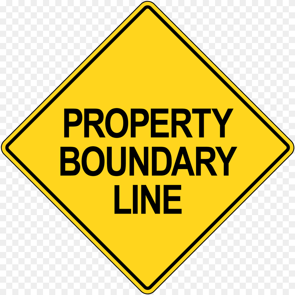 Property Boundary Line Markers Safety Sign In School, Symbol, Road Sign Free Png