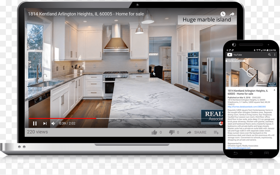 Property Real Estate Video Youtube Kitchen, Interior Design, Indoors, Screen, Electronics Free Png