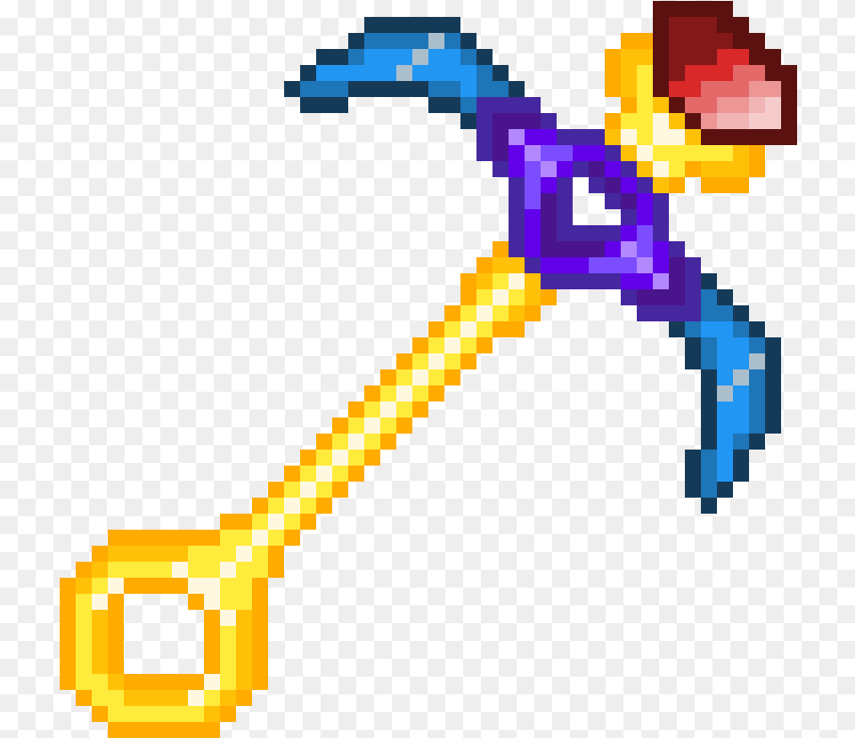 Prophet S Pickaxe Color Wheel Pixel Art, Electronics, Hardware, Device Free Transparent Png