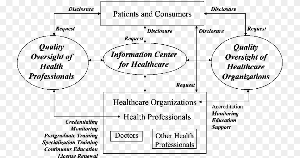 Proposed Structure Of Information Flow For Quality Information, Gray Png Image