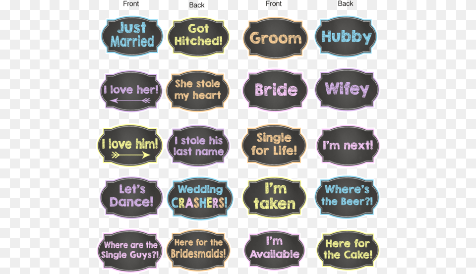 Props Chalkboard Wedding, Book, Publication, Text Png