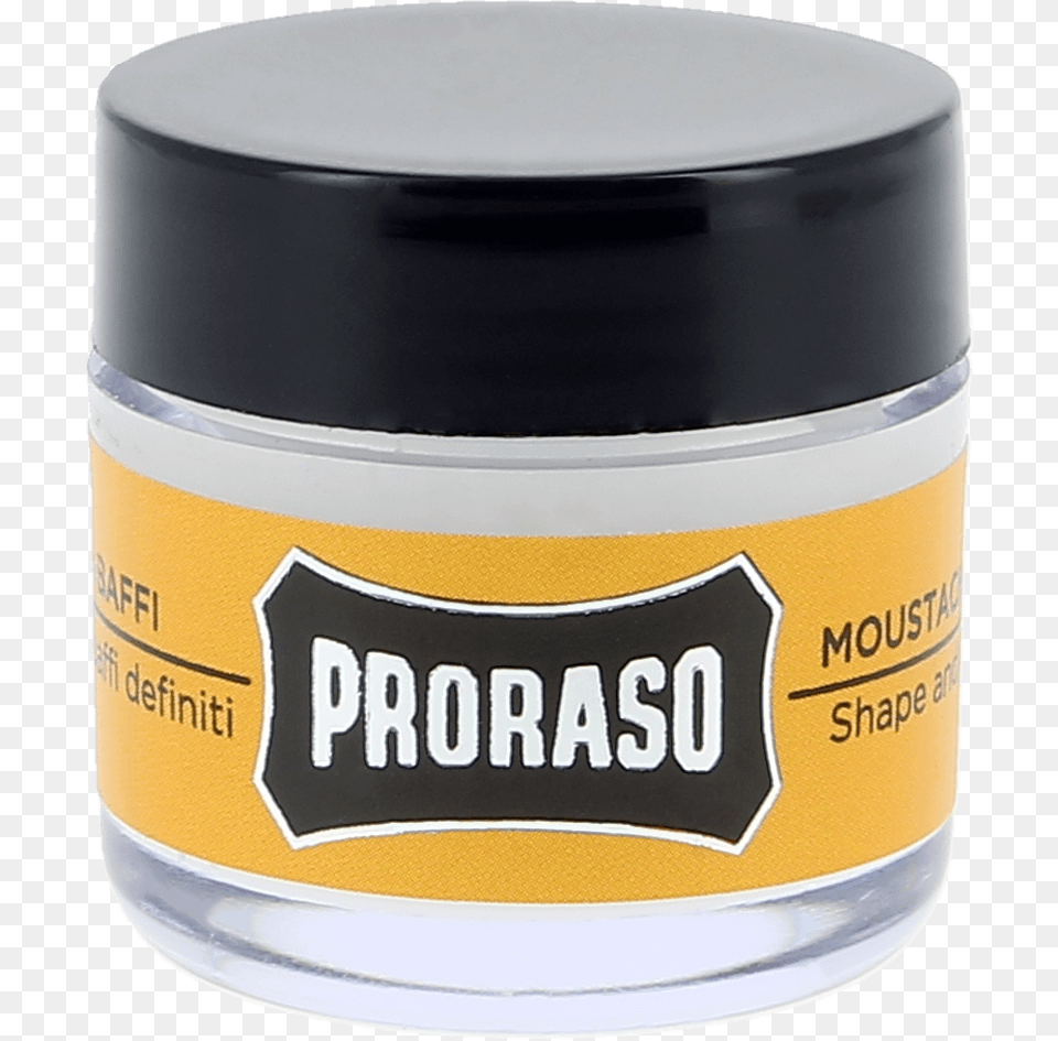 Proraso Italian Wood And Spice Moustache Wax 15ml Cosmetics, Bottle, Face, Head, Person Png Image