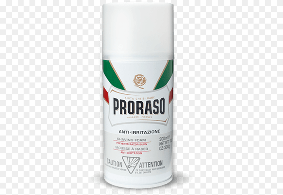 Proraso Shaving Foam Sensitive Sunscreen, Cosmetics, Deodorant, Can, Tin Png Image